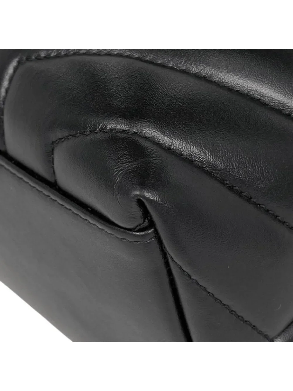 Saint Laurent Paris Lou Shoulder Bag Leather Black - Picture 6 of 12